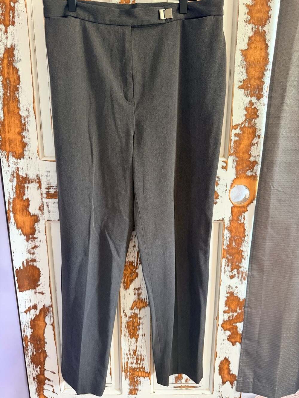 Lauren Ralph Lauren Dress Trousers Gray Size 12 Capsule Careerwear Quiet Luxury